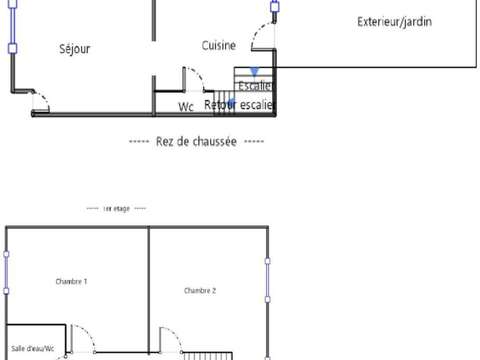 Vente maison 3 pièces