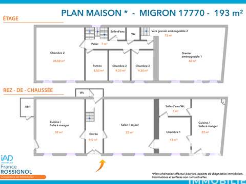Vente maison 7 pièces