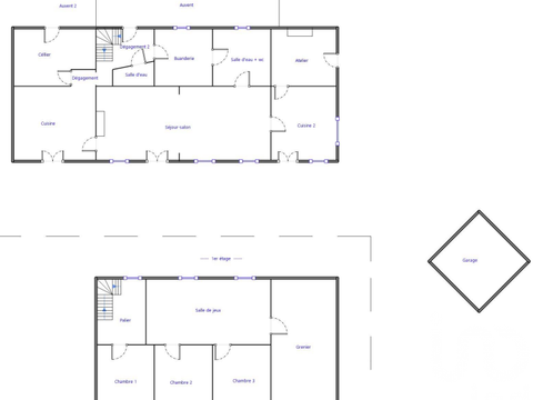 Vente maison 8 pièces