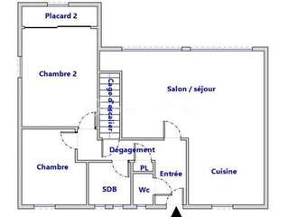 Vente maison 3 pièces