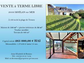 Vente Maison 6 chambresMoëlan-sur-Mer