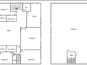 Vente maison 8 pièces