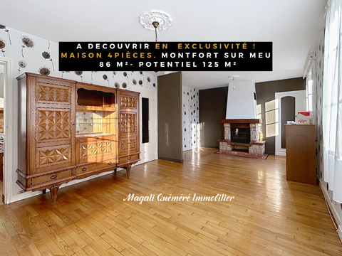 Vente maison 4 pièces Montfort-sur-Meu 35