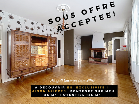 Vente maison 4 pièces Montfort-sur-Meu 35