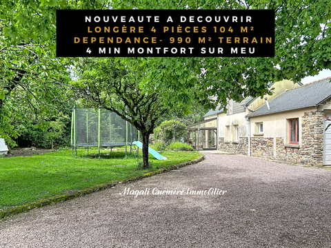 Vente maison 4 pièces Montfort-sur-Meu 35