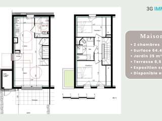 Vente maison 3 pièces