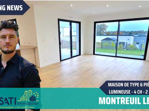 Vente maison 6 pièces Montreuil-le-Gast 35