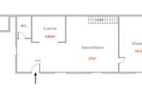 Vente maison 3 pièces