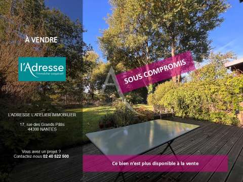 Vente maison 6 pièces Nantes Beaujoire - Saint-Joseph 44