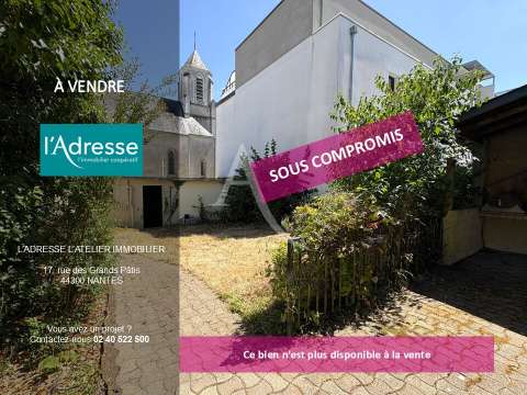 Vente maison 5 pièces Nantes Beaujoire - Saint-Joseph 44