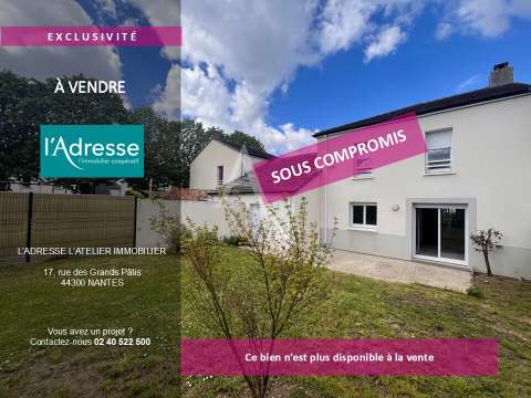 Vente maison 5 pièces Nantes Bottière - Chénaie 44