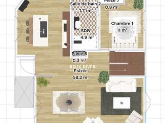 Vente maison 7 pièces