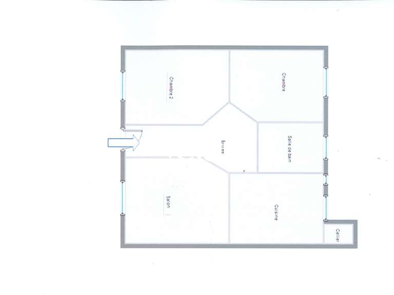 Vente maison 3 pièces