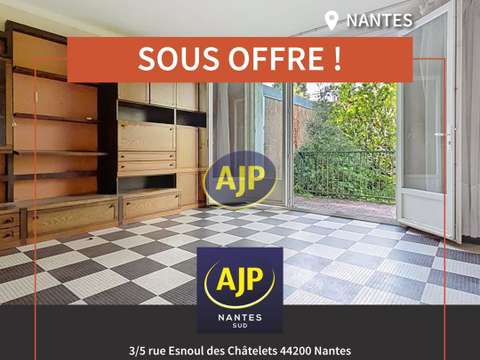 Vente maison 3 pièces Nantes Zola 44