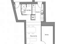 Vente maison 3 pièces