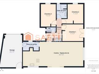 Vente maison 4 pièces