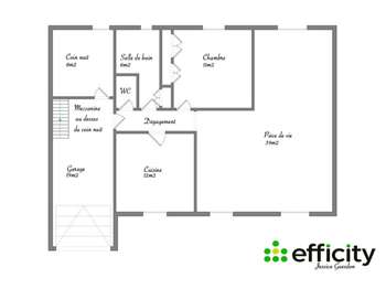 Vente maison 3 pièces