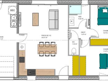 Vente maison 3 pièces Vente maison 3 pièces