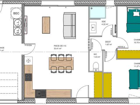 Vente maison 3 pièces Vente maison 3 pièces
