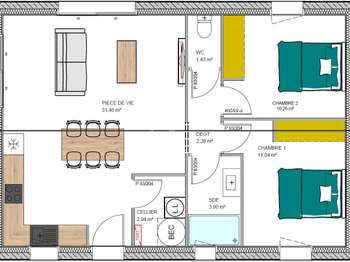 Vente maison 3 pièces