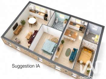 Vente Maison 4 piècesNoues-de-Sienne