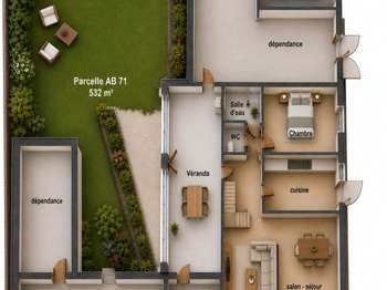 Vente maison 6 pièces Vente maison 6 pièces
