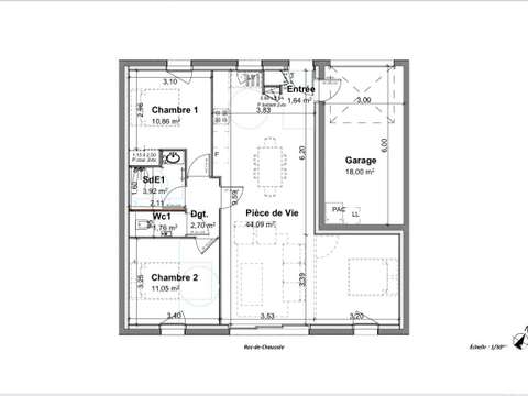 Vente maison 3 pièces Vente maison 3 pièces