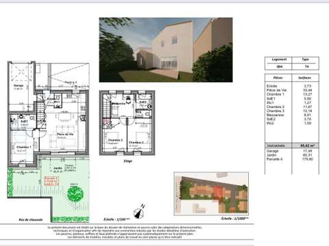 Vente maison 4 pièces