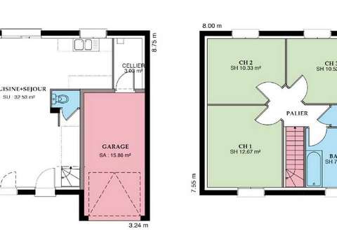 Vente maison 4 pièces Vente maison 4 pièces
