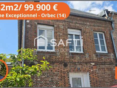 Vente maison 4 pièces Orbec 14