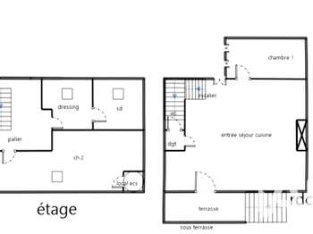Vente maison 3 pièces