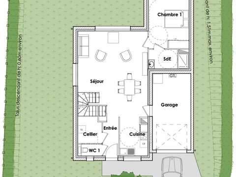 Vente maison 5 pièces