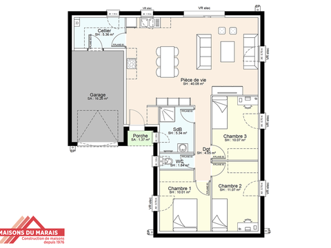 Vente maison 5 pièces Vente maison 5 pièces