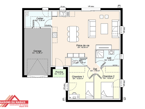 Vente maison 4 pièces