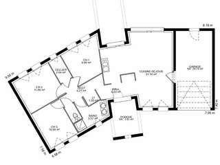 Vente maison 4 pièces