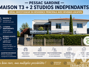 Vente Maison 5 piècesPessac