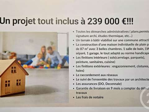 Vente maison 4 pièces
