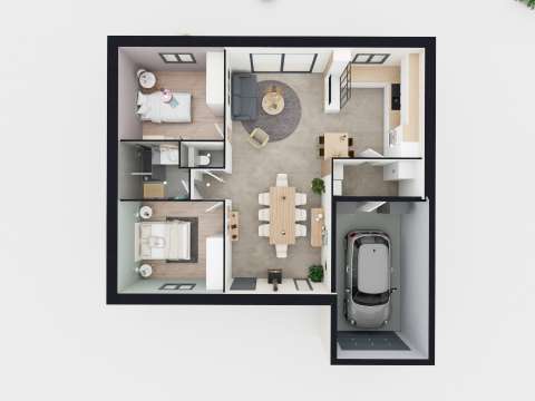 Vente maison 3 pièces
