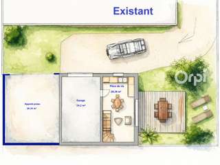 Vente maison 3 pièces Vente maison 3 pièces