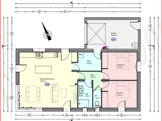 Vente maison 3 pièces