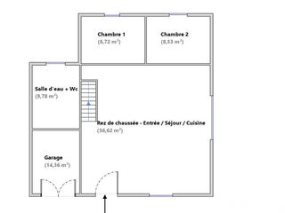 Vente maison 4 pièces