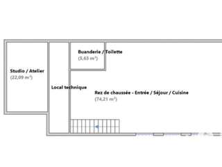 Vente maison 4 pièces