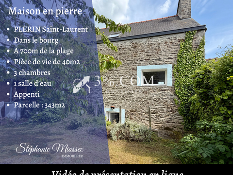 Vente maison 4 pièces Plérin 22