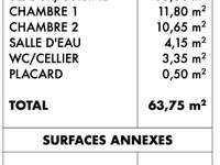 Vente maison 3 pièces