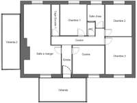 Vente maison 6 pièces