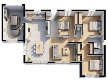 Vente maison 4 pièces Plouénan 29