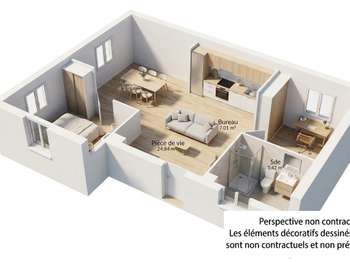 Vente maison 2 pièces Pluméliau-Bieuzy 56