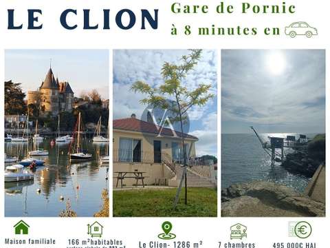 Vente maison 9 pièces Pornic 44