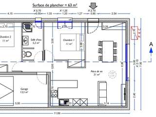 Vente maison 3 pièces