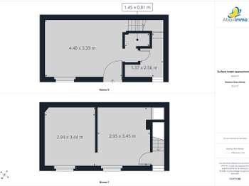 Vente maison 3 pièces
